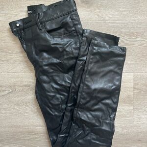 BDG Faux Leather Skinny Jeans
